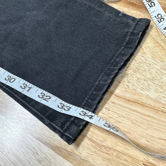 AG Adriano Goldschmied NWT The Tellis Modern Slim Jeans Distressed Black Size 30 - Picture 11 of 11